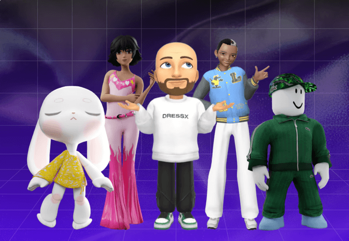 DRESSX avatars — Roblox, Bitmoji, Zepeto